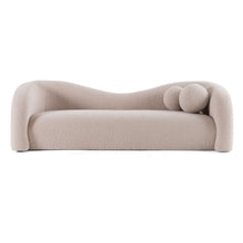 Calico Weave Fabric 4-Seat Sofa 103