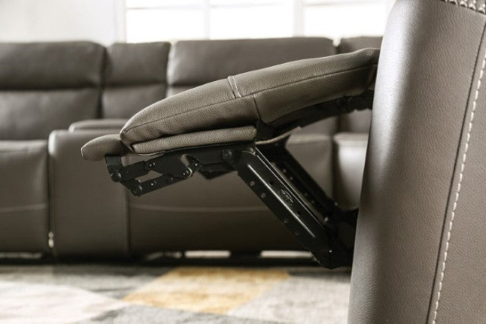 Sterling Dark Gray Zero-Gravity Power Reclining Sectional