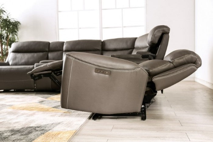 Sterling Dark Gray Zero-Gravity Power Reclining Sectional