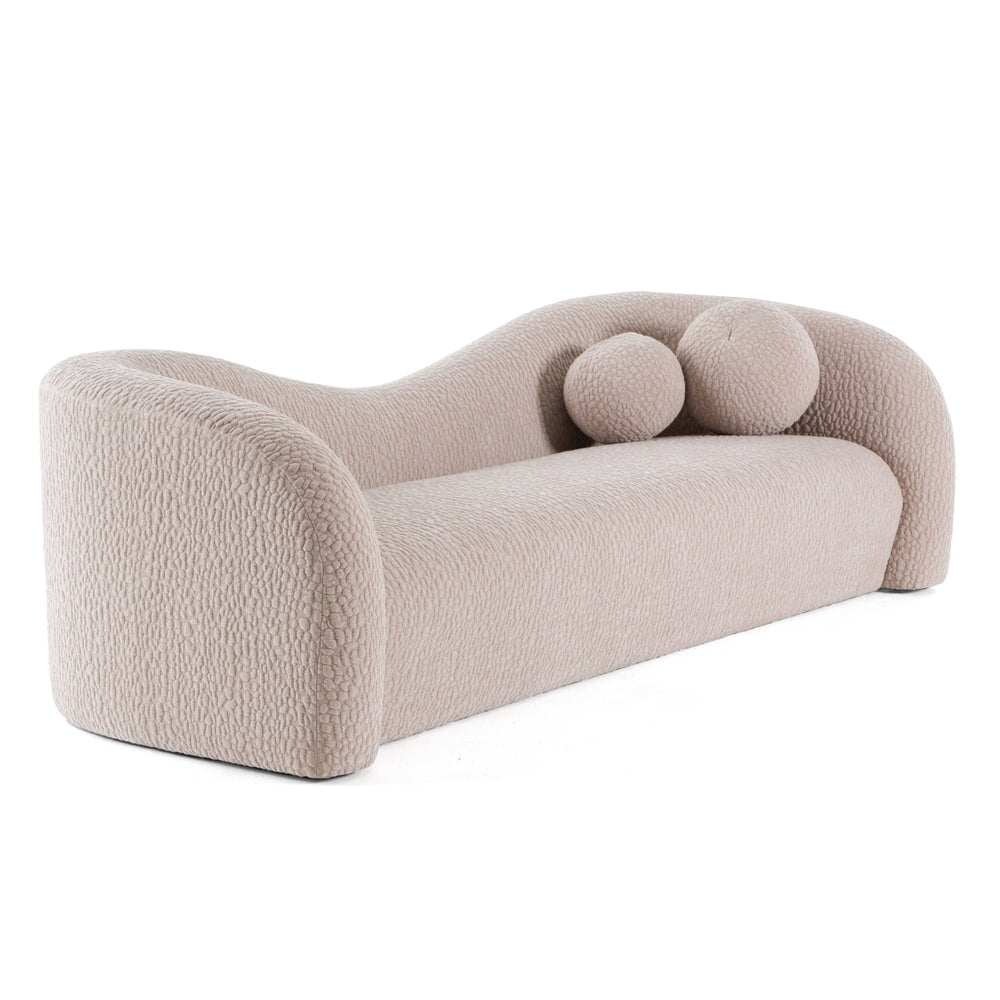 Calico Weave Fabric 4-Seat Sofa 103