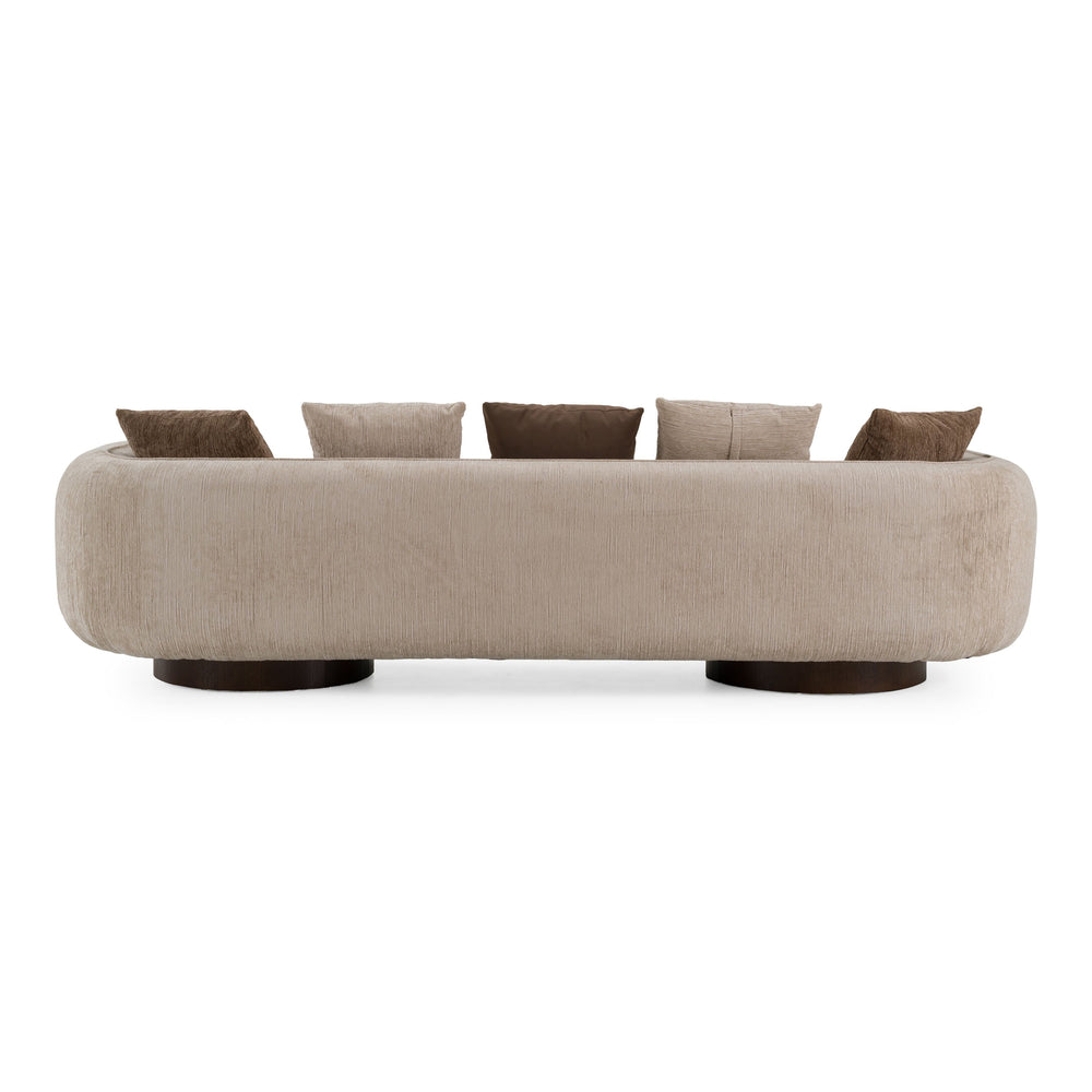 Amber Wood II Multi Color Sofa 110