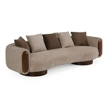 Amber Wood II Multi Color Sofa 110