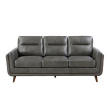 Graphite Top-Grain Leather Sofa