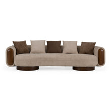 Amber Wood II Multi Color Sofa 110