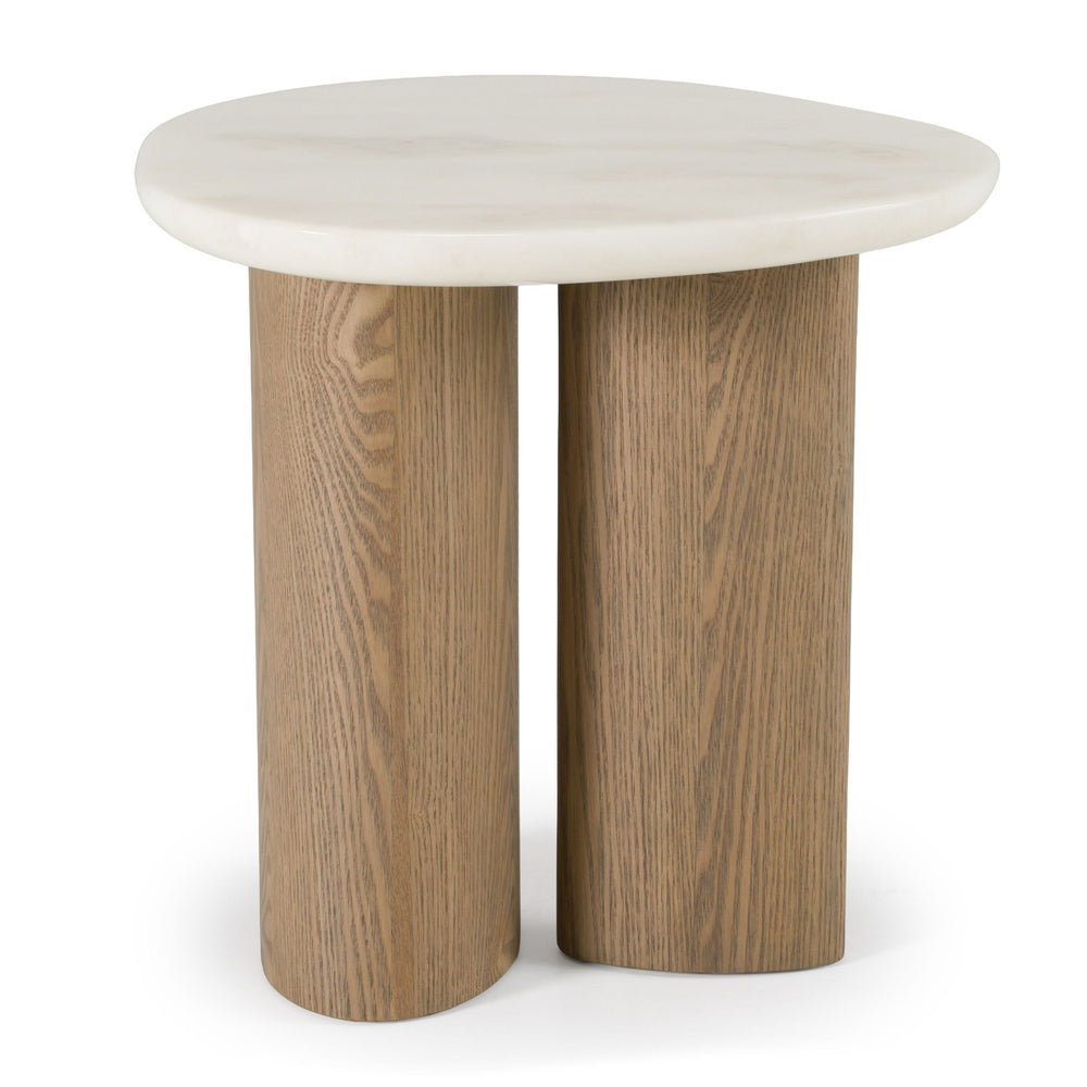 Amber Wood 3-Piece Buckwheat + Onyx Nesting Coffee Table Set