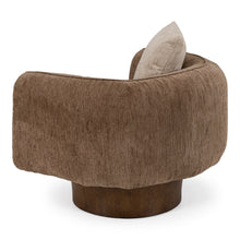 Amber Wood II Accent Swivel Chair