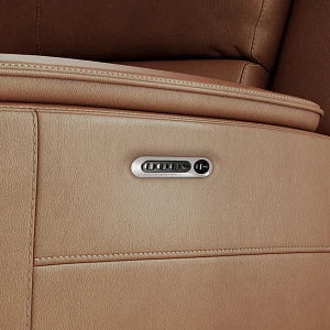 Henry Power Reclining Sofa with Power Headrests & Lumbar