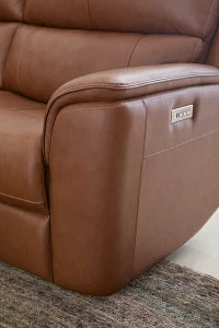 Henry Power Reclining Sofa with Power Headrests & Lumbar