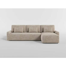 Stratus Taupe Sleeper Sectional with Chaise