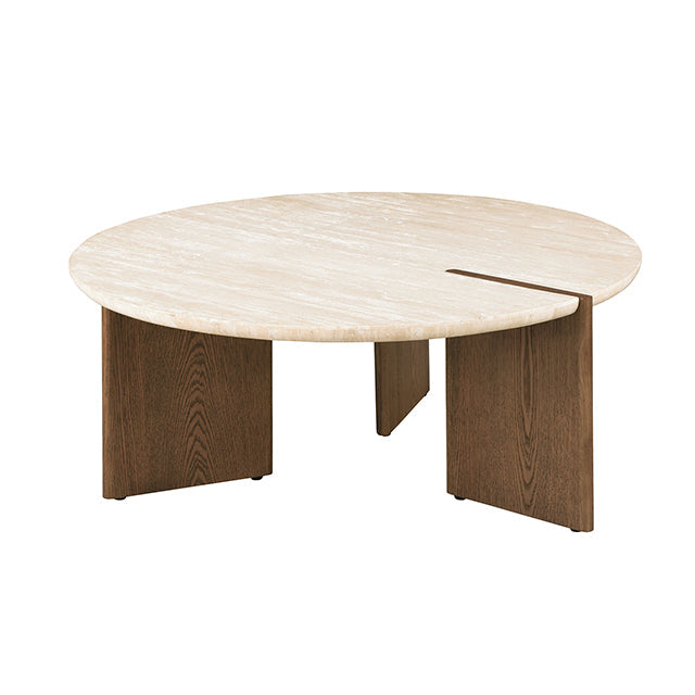 Kelsy Round Coffee Table in room setting