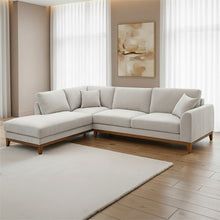 Austin Mid-Century Modern Sectional, Left Chaise