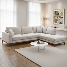 Austin Mid-Century Modern Sectional, Right Chaise