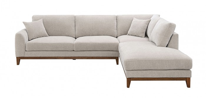 Austin Mid-Century Modern Sectional, Right Chaise