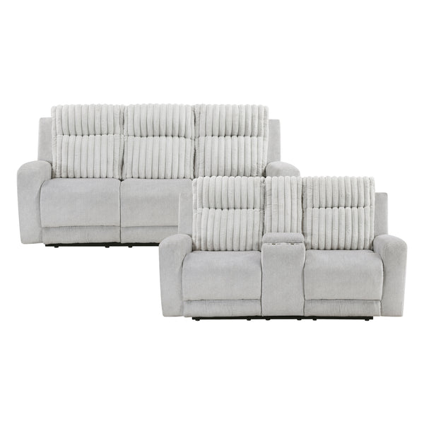 Benton 2pc Set: Sofa, Love