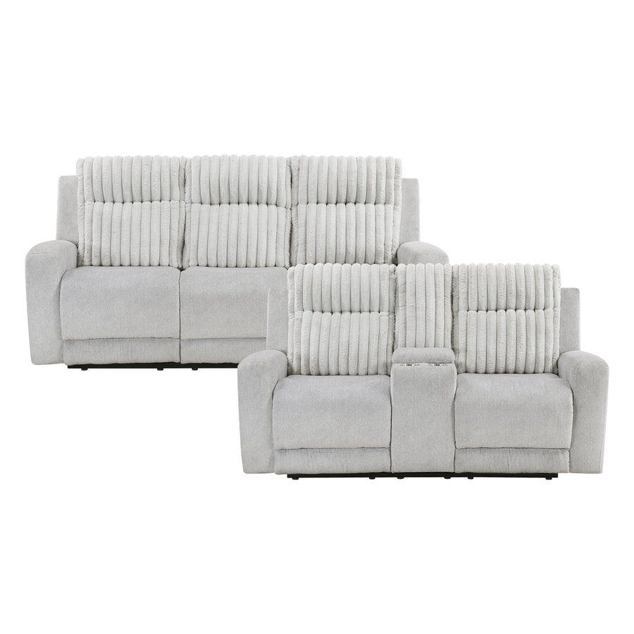 Benton 2pc Set: Sofa, Love