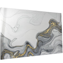 Gray Geode Waves Canvas Wall Art, 86