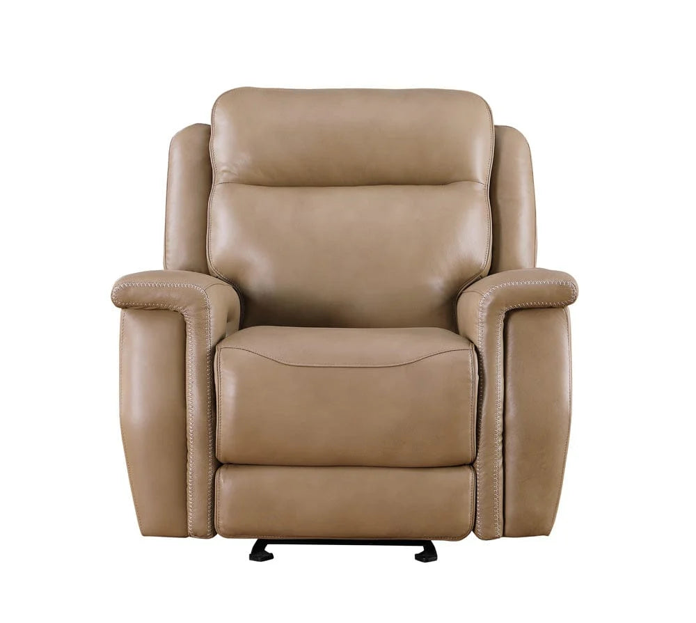 Napoli Saddle Leather Power Reclining with Power Headrest