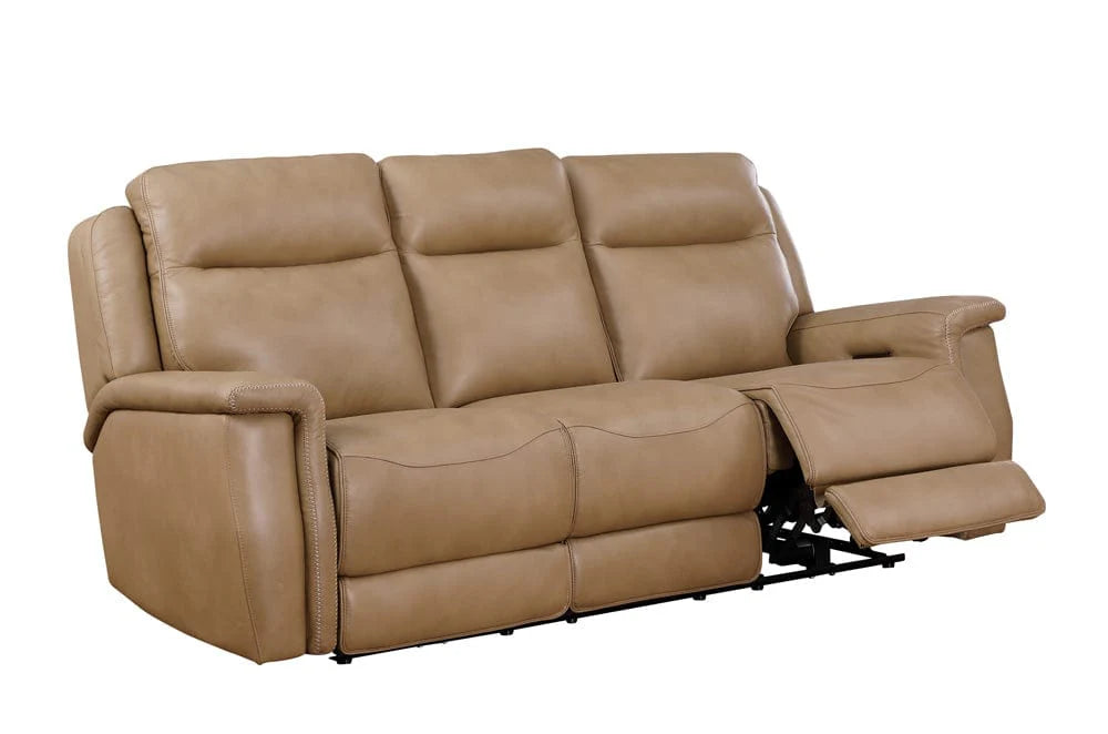 Napoli Saddle Leather Power Reclining Sofa Collection with Power Headrest
