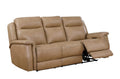 Napoli Saddle Leather Power Reclining Sofa Collection with Power Headrest
