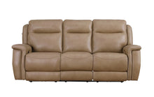 Napoli Saddle Leather Power Reclining Sofa Collection with Power Headrest