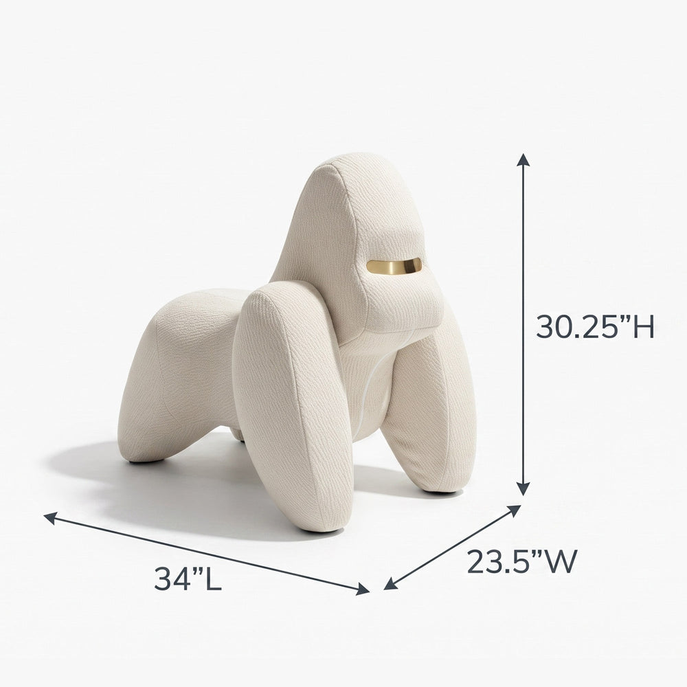 Mini Gorilla Sculptural Accent Chair