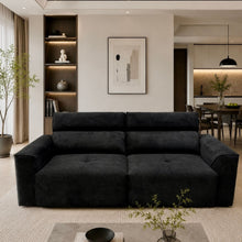 Halden Wall-Hugger Power Reclining Sofa in Black