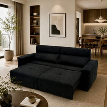 Halden Wall-Hugger Power Reclining Sofa in Black