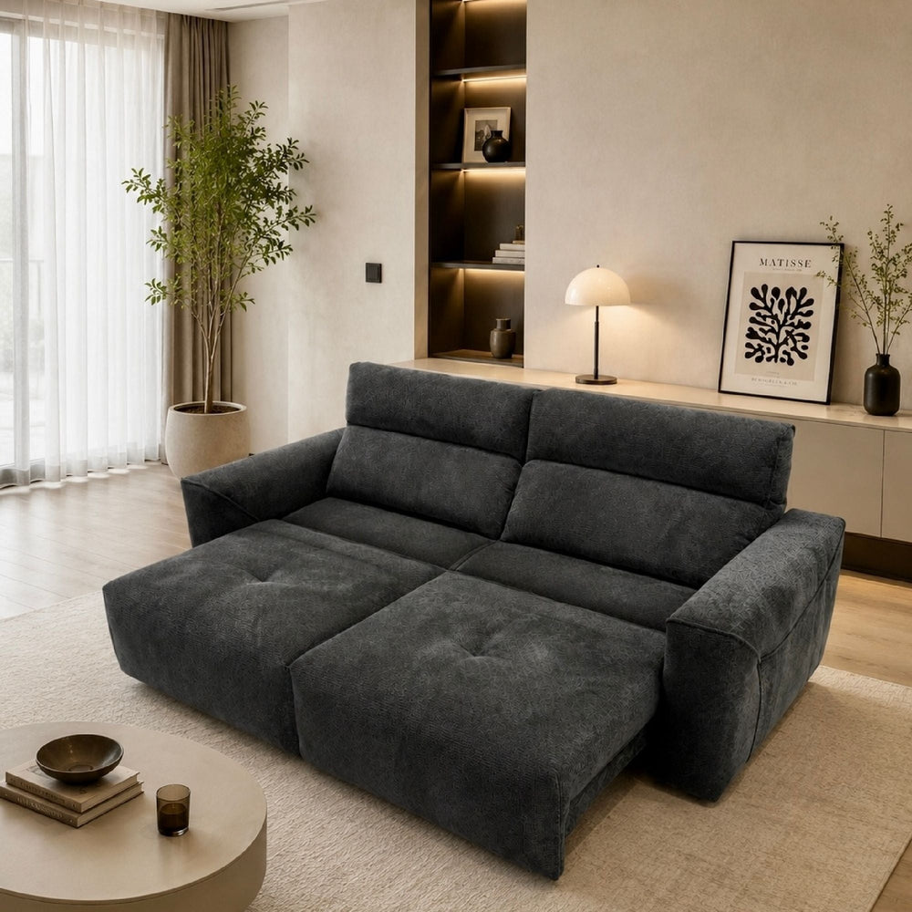 Halden Wall-Hugger Power Reclining Sofa in Gray