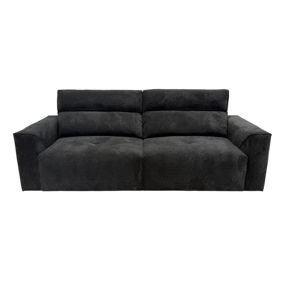 Halden Wall-Hugger Power Reclining Sofa in Black