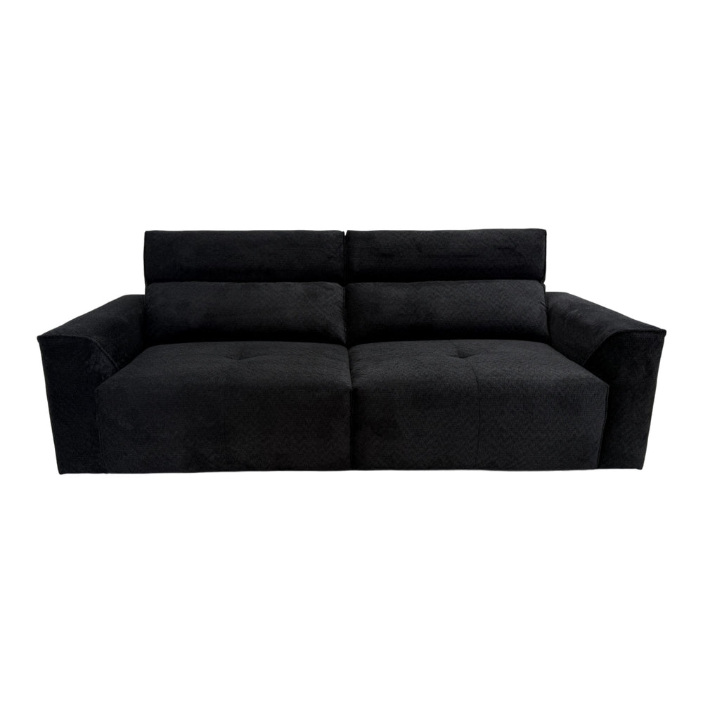 Halden Wall-Hugger Power Reclining Sofa in Black