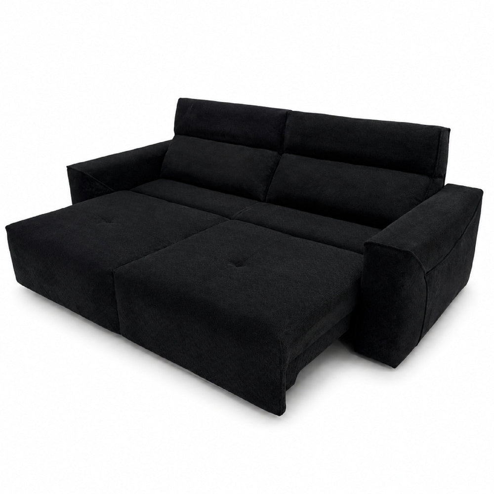 Halden Wall-Hugger Power Reclining Sofa in Black