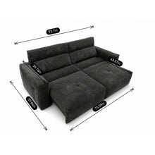 Halden Wall-Hugger Power Reclining Sofa in Gray