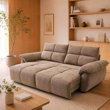 Haven Zero-Wall Power Reclining Sofa in Brown