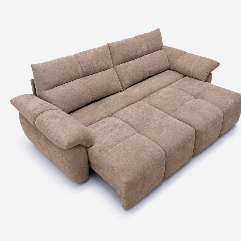 Haven Zero-Wall Power Reclining Sofa in Brown