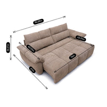Haven Zero-Wall Power Reclining Sofa in Brown
